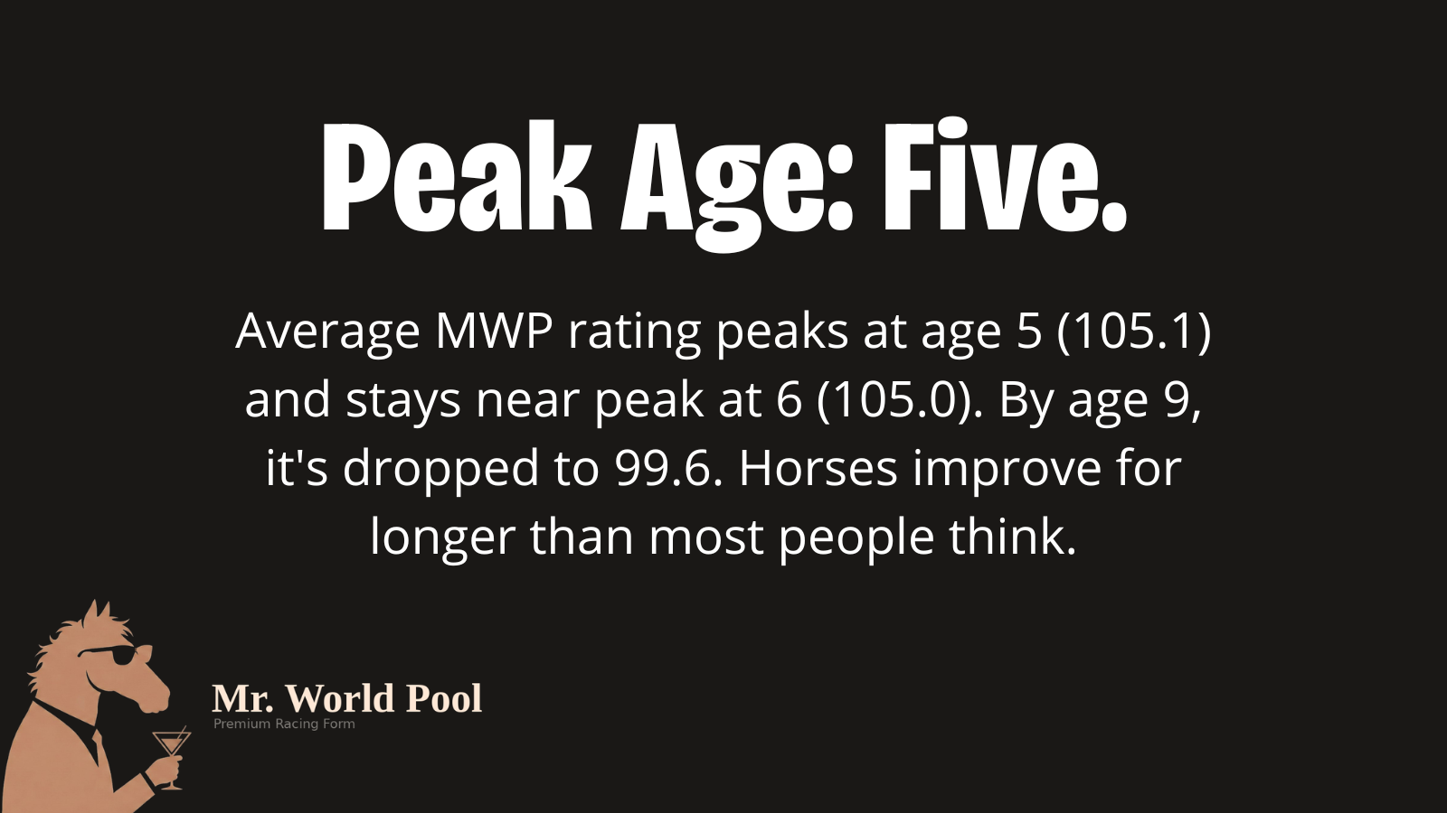On the MWP rating scale, average performance peaks around age five